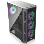 Корпус без блока питания Raijintek ARCADIA 41-MS4, Midi-Tower, TG, 1x120мм + 3x120мм ARGB, 2xUSB-A 3.0 + 1xUSB-C, ATX, mATX, mITX Black, фото6