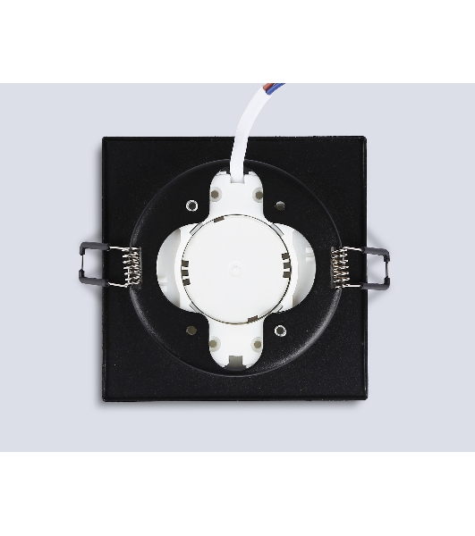 Светильник Ambrella light TN6710 BK черный IP44 GX53 max 15W 105*105*45