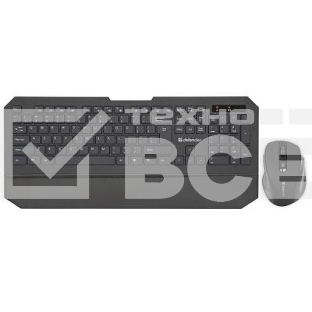 Клавиатура+мышь DEFENDER Berkeley C-925 Nano B Черный 45925 {Кл:104+12 М:6кн, 800/1200/1600}