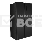 Холодильник Maunfeld MFF177NFSB черный глянц. инвертер двухкамерный Side by Side 263/170л морозилка сбоку, фото9