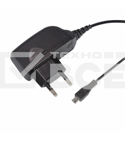 Сетевое зарядное устройство microUSB 220 В (СЗУ) (5 V, max: 1500 mA) шнур 1.2 м черный Rexant
