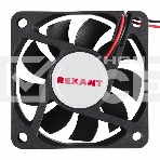 Вентилятор для корпуса Rexant RX 6015MS 24VDC черный, 60 мм, 4200 об/мин, 28 дБ, 2 pin, фото2