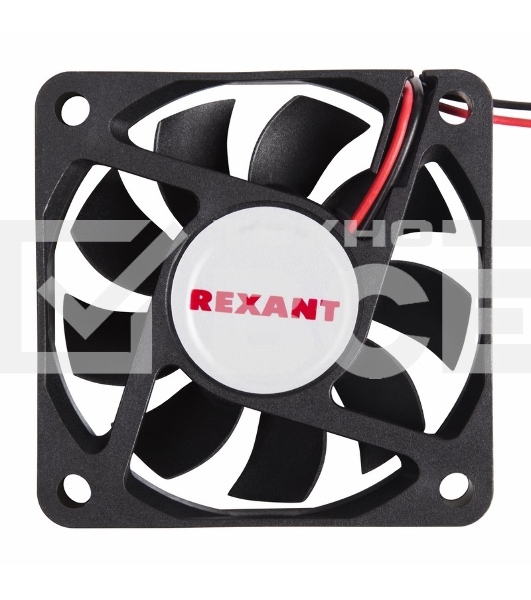 Вентилятор для корпуса Rexant RX 6015MS 24VDC черный, 60 мм, 4200 об/мин, 28 дБ, 2 pin