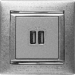Розетка 2-ая USB | 770270 | Legrand Valena Алюминий, фото8