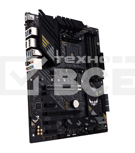 Материнская плата ASUS TUF GAMING B550-PLUS, AM4, AMD B550, 4xDDR4, 6xSATA, 2xM.2, 1xPCIe 4.0 x16, 1xPCIe 3.0 x16, 3xPCIe x1, 1xHDMI, 1xDP, 1x 2.5Gb LAN, 4xUSB-A 3.2 Gen 1, 1xUSB-A 3.2 Gen 2, 2xUSB-A 2.0, 1xUSB-C 3.2 Gen 2, 5x3.5 мм, 7.1, ATX