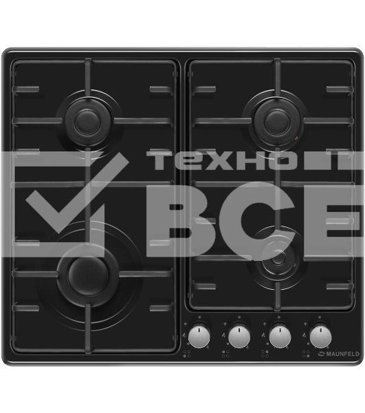 Газовая варочная панель Maunfeld EGHE.64.3STS-EB/G