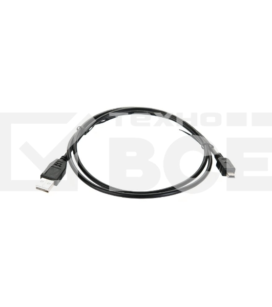Кабель USB 2.0 A-->mini-B 5P (1м) черный TELECOM/VCOM <TC6911BK-1.0M>