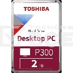 Жесткий диск Toshiba Original SATA-III 2Tb HDWD320UZSVA P300 (7200rpm) 128Mb 3.5