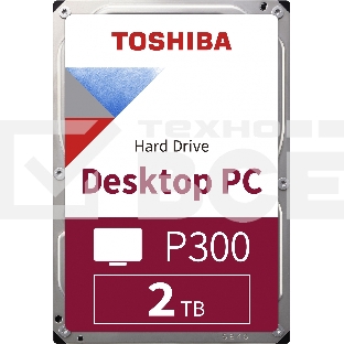 Жесткий диск Toshiba Original SATA-III 2Tb HDWD320UZSVA P300 (7200rpm) 128Mb 3.5