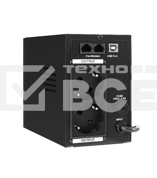 Источник бесперебойного питания ExeGate SpecialPro Smart LLB-500.LCD.AVR.2SH.USB <500VA/300W, LCD, AVR, 2*Schuko, USB, Black>