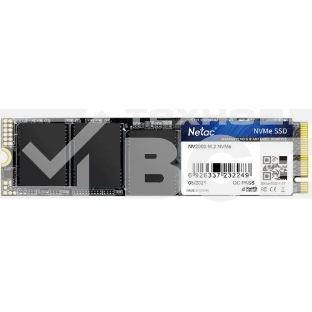 Накопитель SSD Netac NV2000, 1TB, PCIe 3.0 x4, M.2 2280, NVMe, R/W 2500/2100