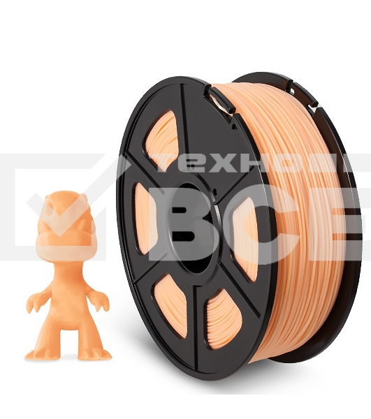 Филамент NVPRINT ABS Beige для 3D печати диаметр 1.75мм  длина 330 метров  масса 1 кг