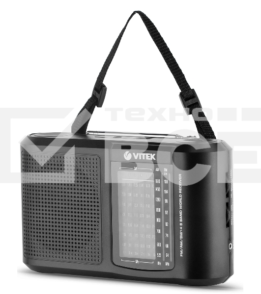 Радиоприемник Vitek VT-3590 BK черный