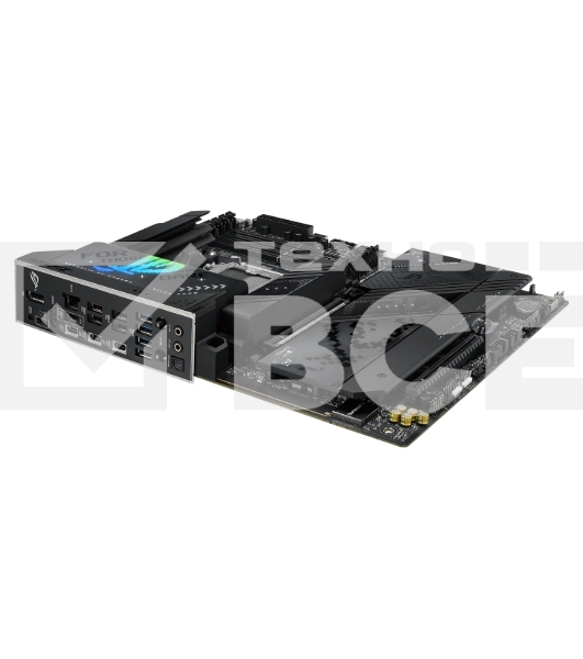 Материнская плата ASUS ROG STRIX X870-F GAMING WIFI, AM5, AMD X870, 4xDDR5, 2xSATA, 4xM.2, 1xPCI-E 5.0 x16, 1xPCI-E 4.0 x4, 1xHDMI, 1xDP, 2xUSB-C USB4, 1xUSB-C 10Gbps, 5xUSB-A 10Gbps, 4xUSB-A 5Gbps, 1x 2.5Gb LAN, 2x3.5 мм, 7.1, ATX