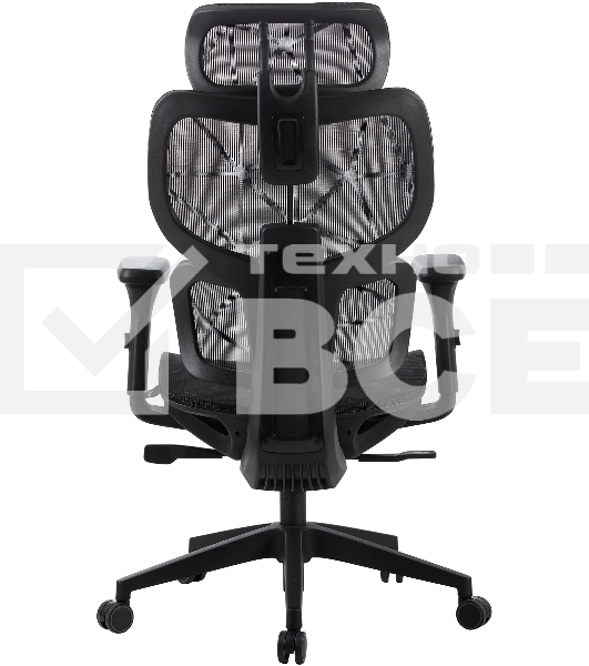 Кресло компьютерное Cactus CS-MC555-BK черный, сетка