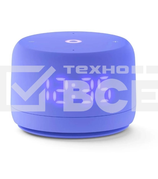 Умная колонка Yandex Станция Лайт 2 Алиса фиолетовый 6W 1.0 BT/Wi-Fi 10м
