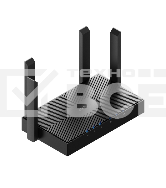 Роутер Cudy WR3000 AX3000 10/100BASE-TX/Wi-Fi черный