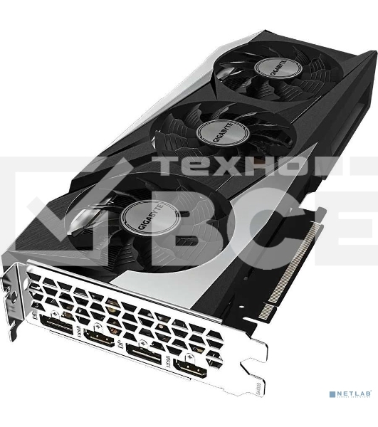 Видеокарта Gigabyte GV-N3060GAMING OC-12GD 2.0 LHR GDDR6 1837/15000/HDMIx2/DPx2/HDCP Ret