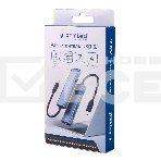 Разветвитель USB3.1 Gembird UHB-U3P7-02, 7хUSB, с доп.питанием (порт Type-C), OTG, кабель Type-C 19см, алюминий, коробка, фото2
