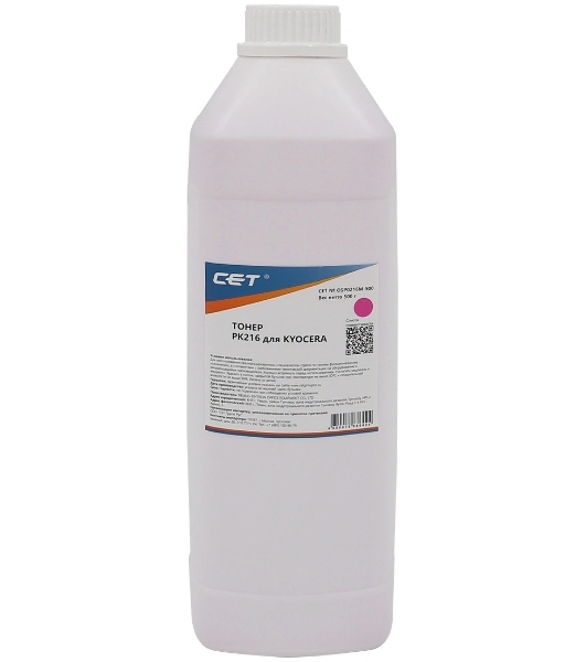 Тонер CET для Kyocera TASKalfa 2552ci/4053ci Magenta (PK216) 500г/бут, (унив.) (TK-8335M/TK-8345M/TK-8525M) Japan
