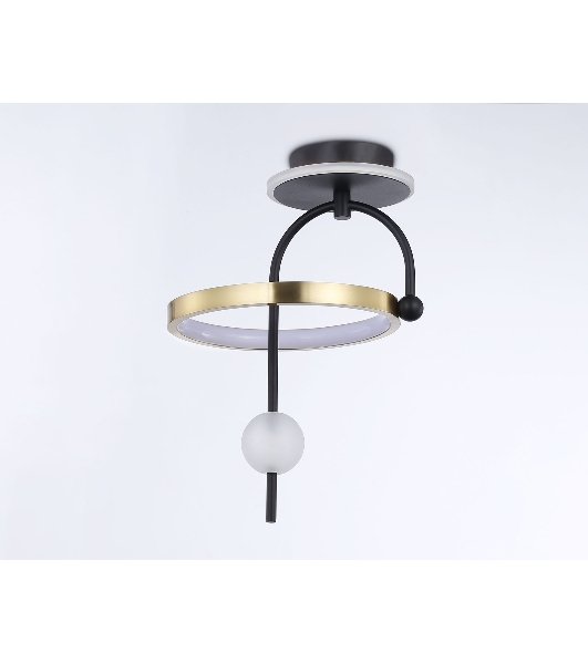 Светильник Ambrella light FL66424 BK/GD черный/золото 3000K/4200K/6400K 15W 240*220*347.7 (Без ПДУ)
