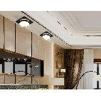 Светильник Ambrella light TN6710 BK черный IP44 GX53 max 15W 105*105*45, фото3