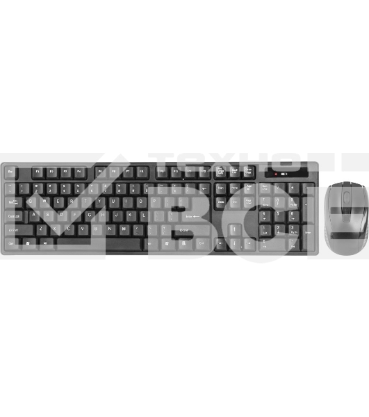 Клавиатура + мышь Defender C-915 RU Black USB 45915 Беспроводной, полноразмерный