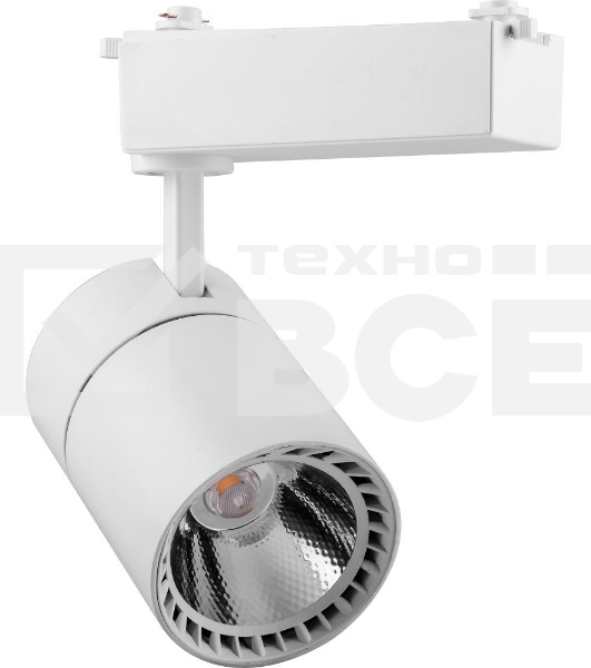 Светильник трековый светодиодный Feron на шинопровод 20W/1800 Lm/4000К, 35 гр., белый,AL103