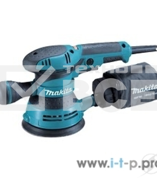 Эксцентриковая шлифовальная машина Makita BO5040 ЭШМ,300Вт,ф125мм,12000об\м,ампл-2.8мм,1.4кг,кор,п\сборник,доп.рукоятка