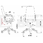 Кресло руководителя Бюрократ CH-808AXSN/TW-10 синий TW-10, фото25