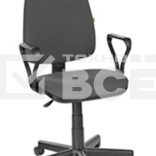 Кресло компьютерное OLSS ПРЕСТИЖ темно-серый В-40 Крестовина: 