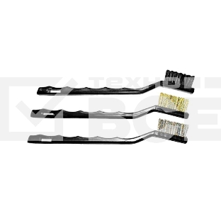 Кордщетка ручная FIT 38453набор 3шт (сталь/нейлон/латунь)