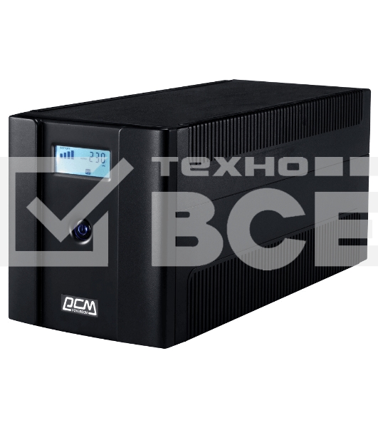 Источник бесперебойного питания Powercom Raptor RPT-1025AP LCD EURO