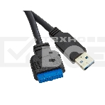 Планка USB на переднюю панель Exegate U3H-619, 3,5
