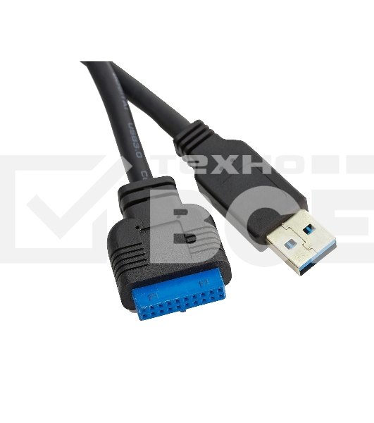 Планка USB на переднюю панель Exegate U3H-619, 3,5