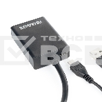 Переходник VGA (M)-HDMI (F) Cablexpert A-VGA-HDMI-01, 19M/15F, длина 15см, аудиовыход Jack 3,5 (M), питание от USB, фото3