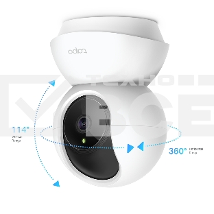 Камера 1080P indoor IP camera, 360° horizontal and 114° vertical range, Night Vision, Motion Detection, 2-way Audio, support 128G MicroSD card