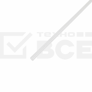 Термоусаживаемая трубка Rexant 3,0/1,5 мм, прозрачная, упаковка 50 шт. по 1 м