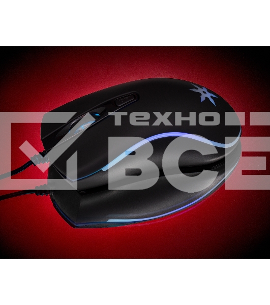 Мышь проводная Oklick 704G TOKUGAWA черный, 1600 dpi, USB, кнопки - 4