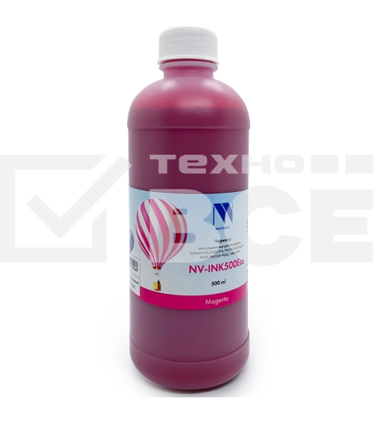 Чернила NV экосольвентные NV-INK500 Magenta Eco для аппаратов MIMAKI JV2/JV22/JV2/JV4/ROLAND RS640/FJ740/MUTOH 900C/1604/DX5 (500ml) Китай
