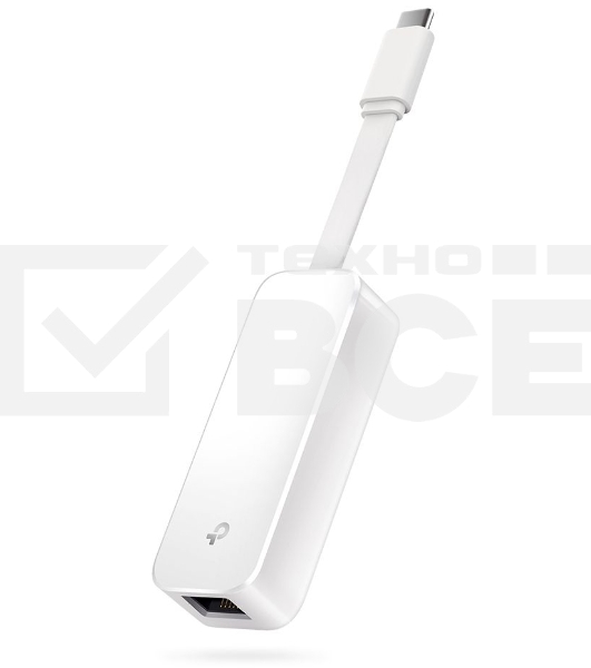 Сетевой адаптер TP-Link UE300C USB Type-C to RJ45 Gigabit Ethernet Network Adapter, USB 3.0 port, 10/100/1000 RJ45 port, Foldable,Portable and Lightweight design, Plug and Play