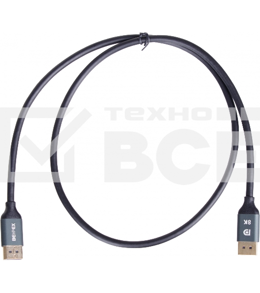 Кабель Ultra HD DisplayPort (m) DisplayPort (m) 1м черный пакет