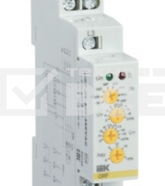 Реле фаз ORF 06 3ф 220-460В AC ИЭК ORF-06-220-460VAC