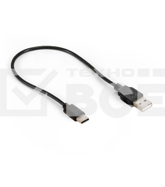 Кабель USB 2.0 ExeGate EX-CC-USB2-AMCM-0.3 (USB Type C/USB 2.0 Am, 3A, 0,3м)