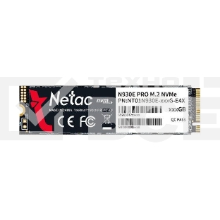Накопитель SSD Netac N930E Pro, 128GB, PCIe 3.1 x4, M.2 2280, NVMe, R/W 970/650