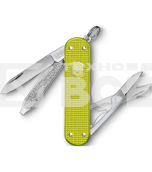 Нож перочинный Victorinox Alox Classic (0.6221.L23) 58мм 5 функций желтый подар.коробка
