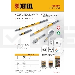 Набор бит PH2х25, сталь S2, 20 шт., пластиковая коробка Denzel, фото 1