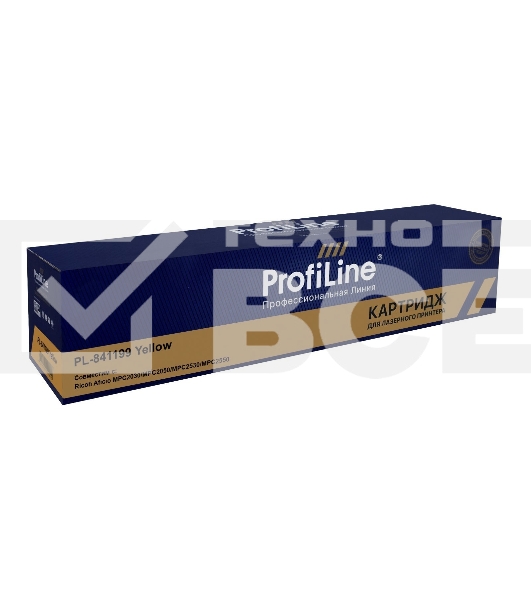 Картридж PL-841199 (MPC2550E) для принтеров Ricoh Aficio MPC2030/MPC2050/MPC2530/MPC2550 Yellow 5500 копий ProfiLine