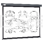 Экран Cactus 168x299см Wallscreen CS-PSW-168X299-SG 16:9 настенно-потолочный рулонный серый, фото 1