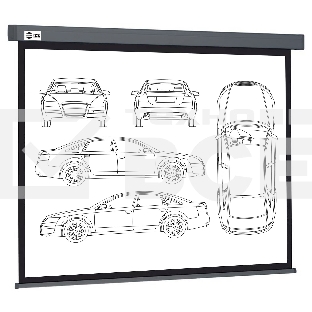 Экран Cactus 168x299см Wallscreen CS-PSW-168X299-SG 16:9 настенно-потолочный рулонный серый